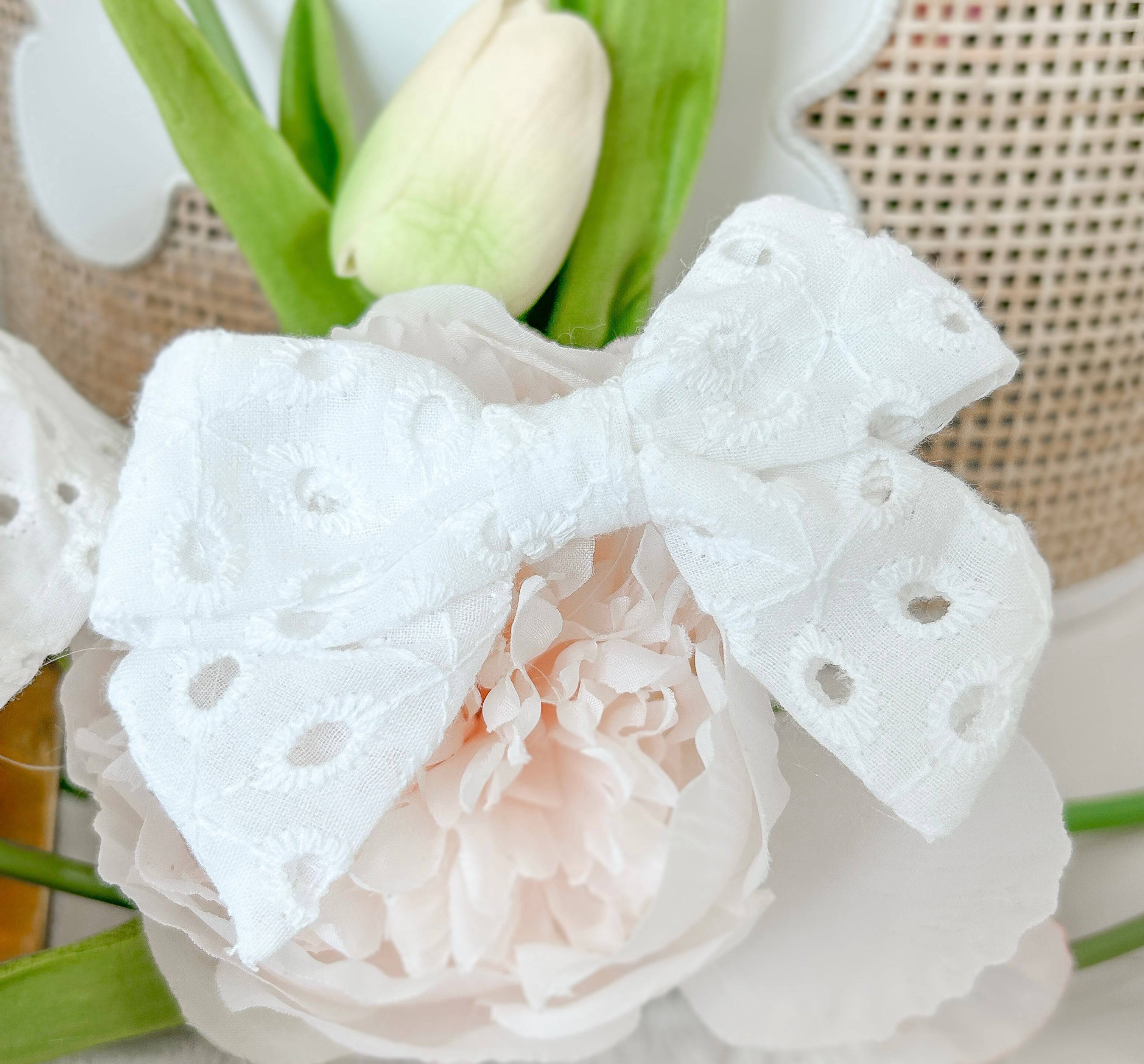 Magnolia Hair Bow - Woofiao