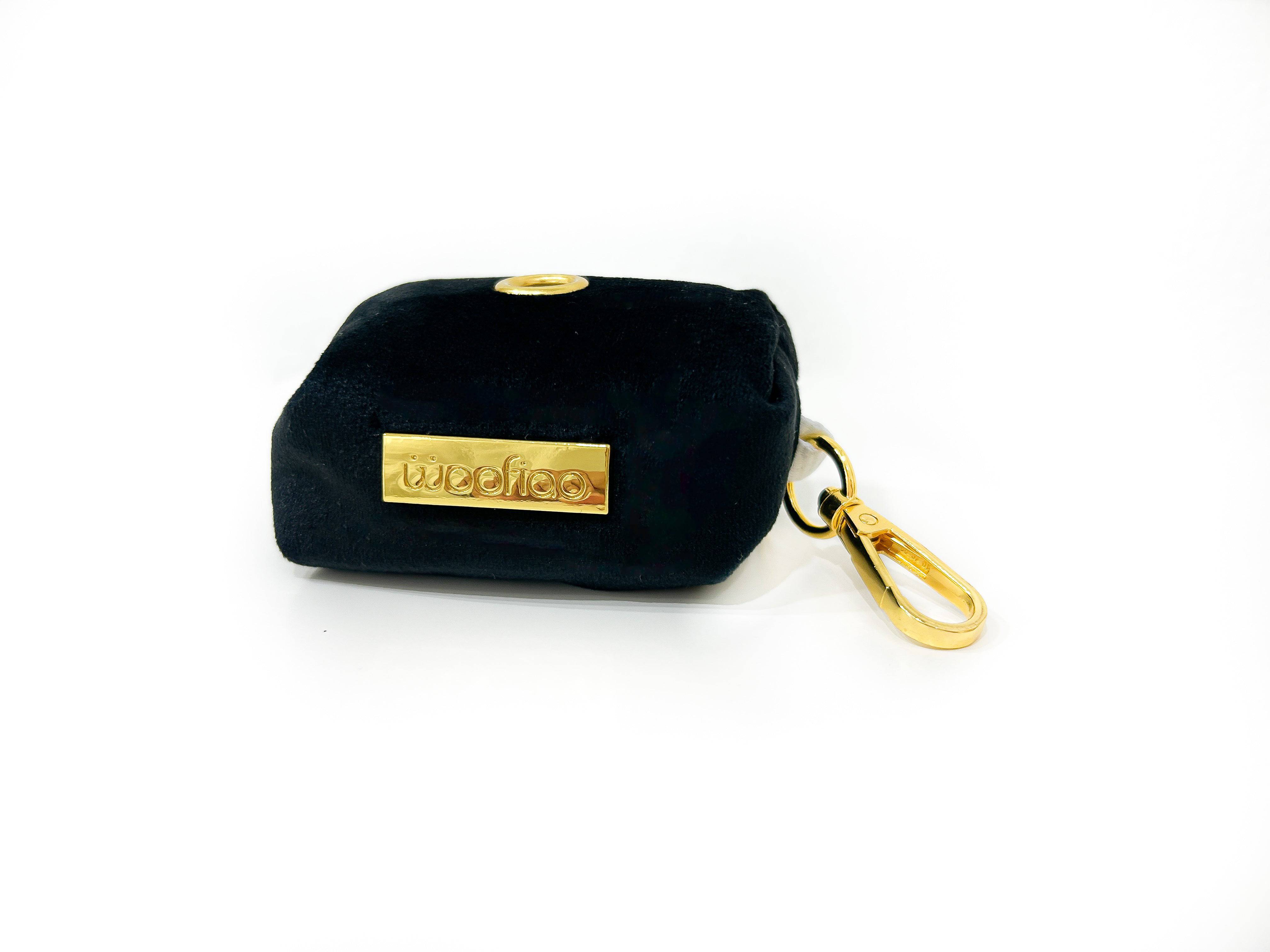 Black Poop Bag Carrier - Woofiao