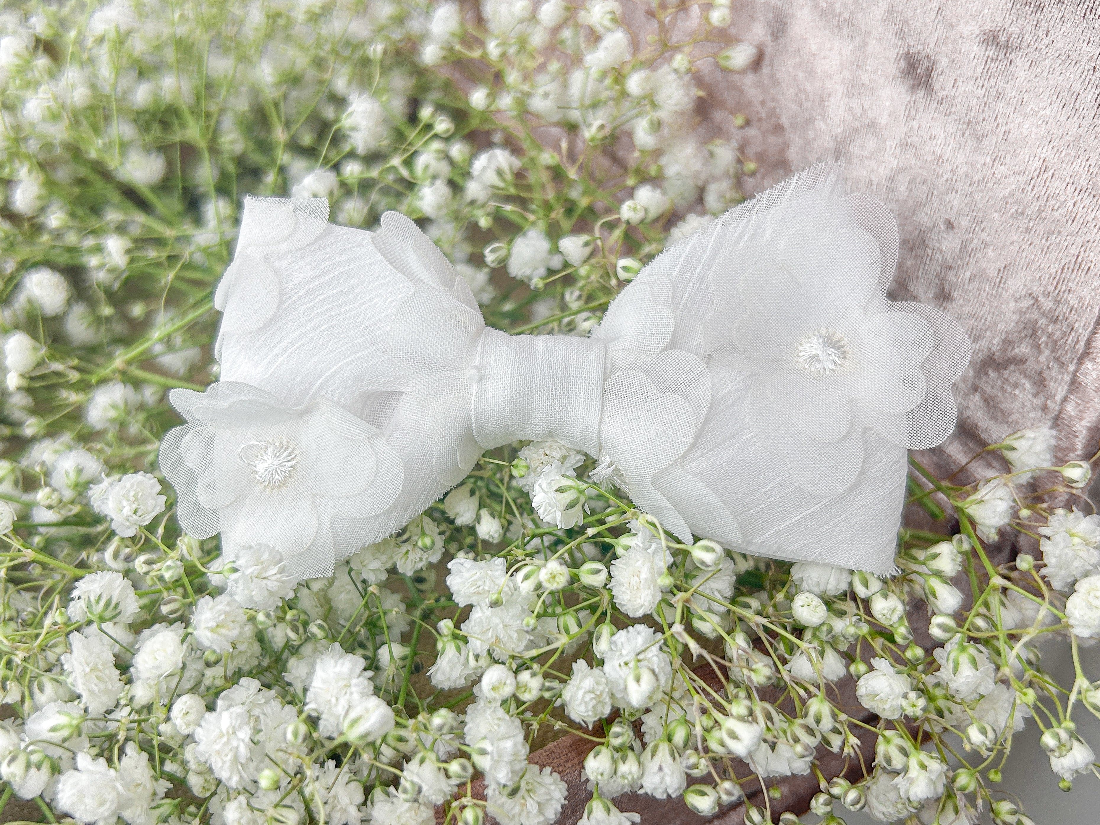 Wedding Hair Bow - Woofiao