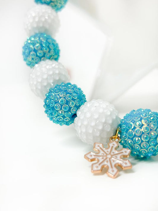 Snowflakes Dog Necklace