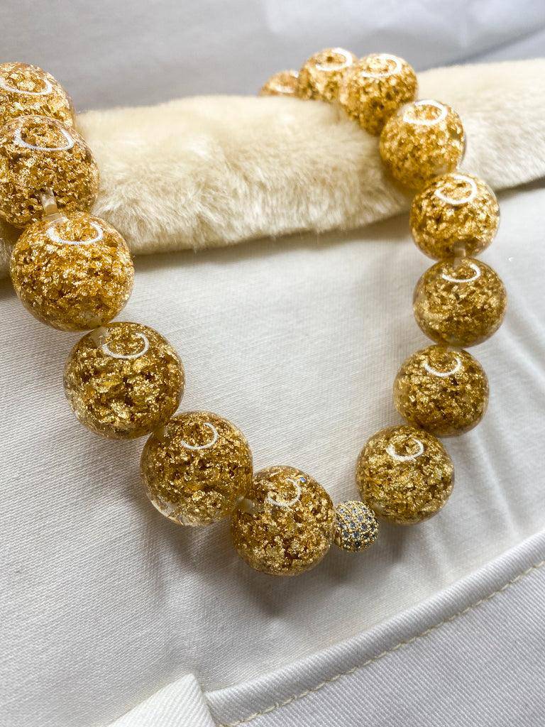 New Year's Gold Dog Necklace - Woofiao
