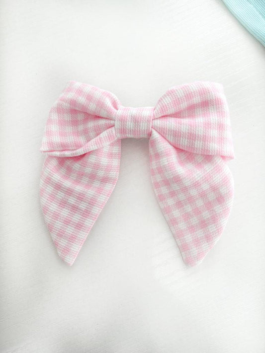 Pretty in Pink Hair Bow - Woofiao