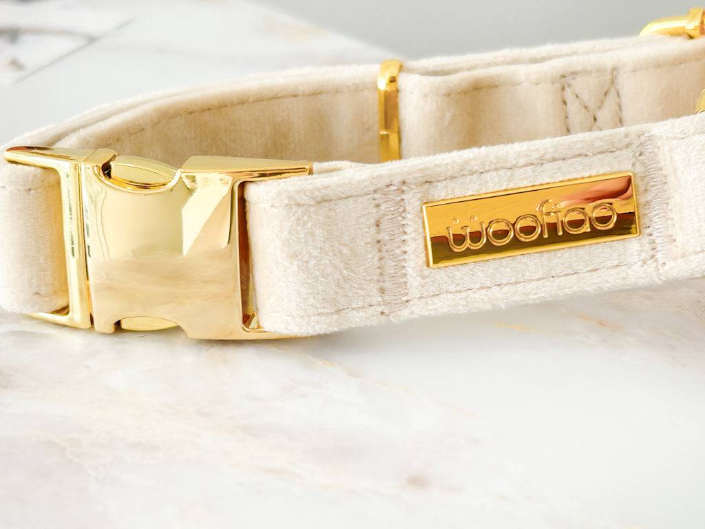 Ivory Velvet Seatbelt - Woofiao