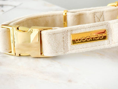 Ivory Velvet Seatbelt - Woofiao