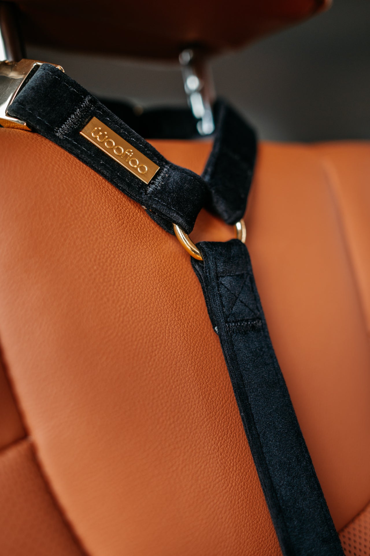 Black Velvet Seatbelt