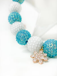 Thumbnail for Snowflakes Dog Necklace