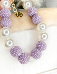 Thumbnail for Lilac Dog Necklace - Woofiao