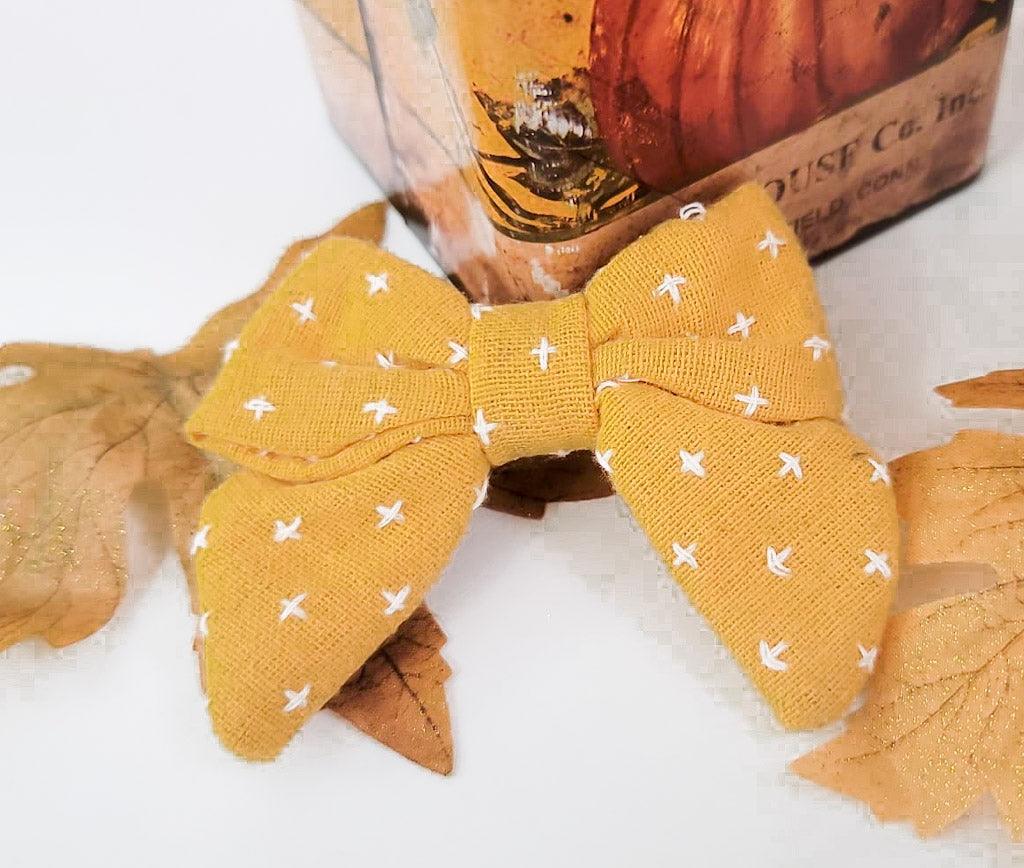 Maple Syrup Hair Bow - Woofiao