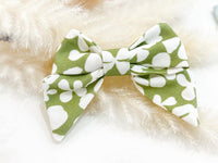 Thumbnail for Olive Garden Hair Bow - Woofiao