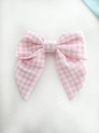 Thumbnail for Pretty in Pink Hair Bow - Woofiao