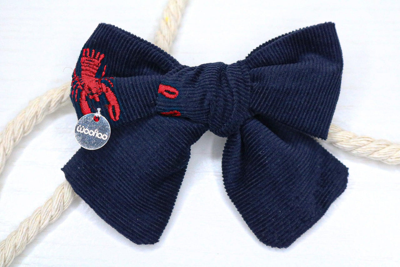 Red Lobster Hair Bow - Woofiao