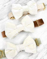 Thumbnail for Unconditional Love Velvet Bow Tie - Woofiao